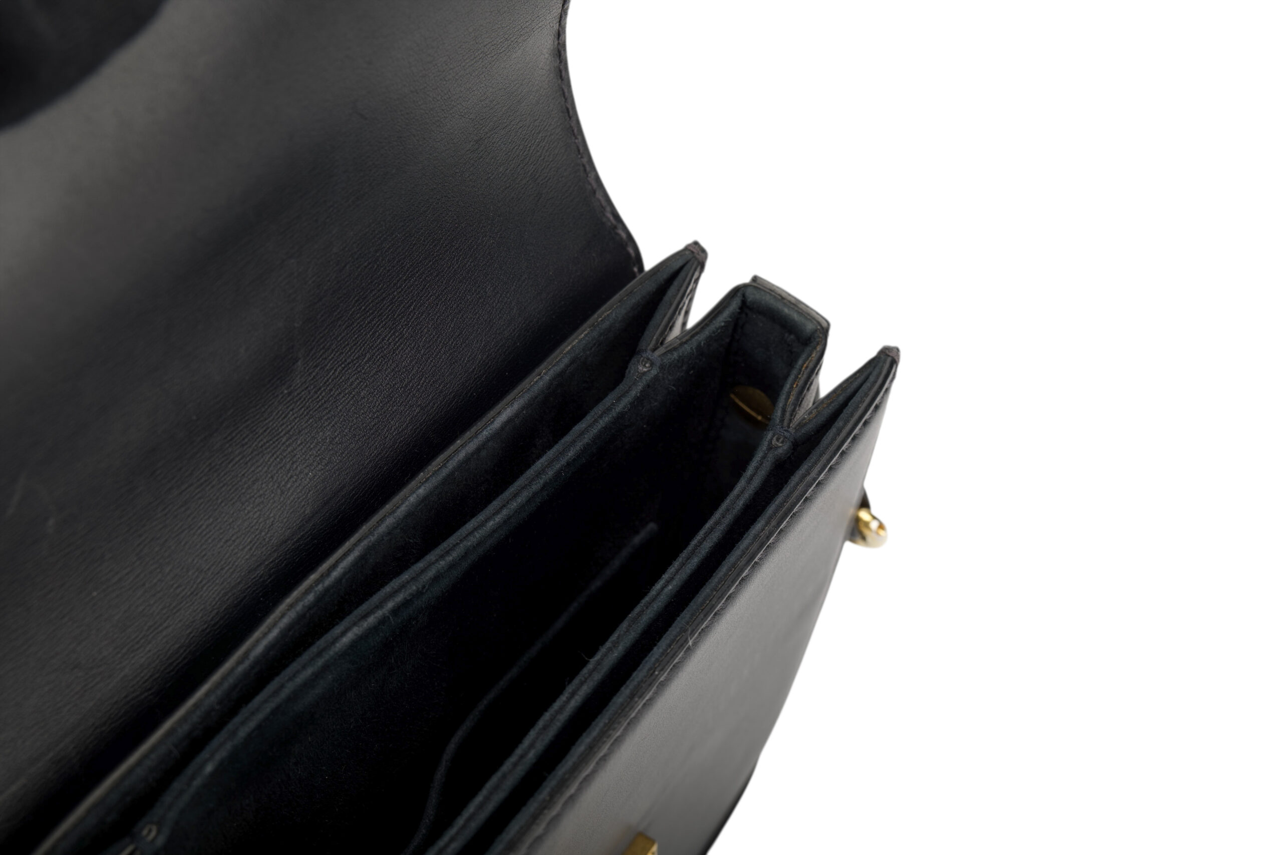 0785. Dior Addict Crossbody,Black Leather, Gold Hardware9