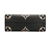 0752. Louis Vuitton OnTheGo PM Black Monogram Leather Tote, Gold Hardware6