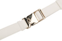 0753. Dior Camp bag, White and Blue, leather, Gold Hardware12