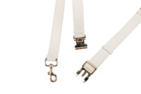 0753. Dior Camp bag, White and Blue, leather, Gold Hardware14