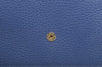 0782. Gucci interlocking G Chain Wallet, Blue, Silver Hardware14