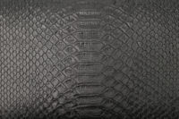 0783. YSL Kate Tassei Clutch,Black, Snakeskin Leather, Silver Hardware9