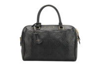 0797. Louis Vuitton Speedy 25 Black Empriente Monogram , Gold Hardware1