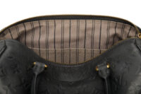 0797. Louis Vuitton Speedy 25 Black Empriente Monogram , Gold Hardware12