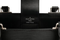 0800. Louis Vuitton Epi Kleber PM Handbag in Black Leather, Silver Hardware10