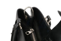 0800. Louis Vuitton Epi Kleber PM Handbag in Black Leather, Silver Hardware11