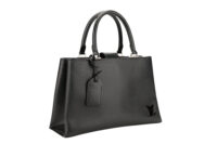 0800. Louis Vuitton Epi Kleber PM Handbag in Black Leather, Silver Hardware2
