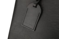 0800. Louis Vuitton Epi Kleber PM Handbag in Black Leather, Silver Hardware8