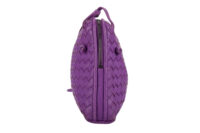 0801. Bottega Ventta Nodini Leather Crossbody Bag in Purple3