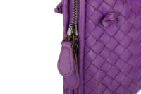 0801. Bottega Ventta Nodini Leather Crossbody Bag in Purple8