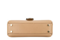 0802. Gucci Interlocking GG Top Handle Bag in Beige, Leather, Gold Hardware6