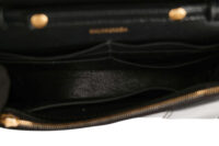 0803. Balenciaga Hourglass Wallet on Chain, Black, Leather, Gold Hardware13