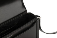 0805. Saint Laurent Solferino Medium Shoulder Bag, Black Leather, Silver Hardware14