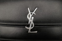 0805. Saint Laurent Solferino Medium Shoulder Bag, Black Leather, Silver Hardware16
