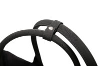 0806. Bottega Venta East-West Arco Inreccio Large Padded Tote in Black Nylon8