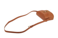 0807. Saint Laurent June Box Crossbody Calfskin, Brick, Gold Hardware7