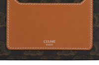 0808. Celine Horizontal Pouch in Triophe Canvas, Brown, Silver Hardware7