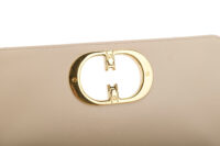 0810. Dior Caro Gold Python Flap Shoulder bag, Gold Hardware10