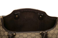 0811. Gucci Vintage Ophidia Supreme GG Canvas Duffel Boston bag, Gold Hardware11