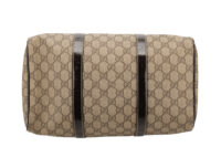 0811. Gucci Vintage Ophidia Supreme GG Canvas Duffel Boston bag, Gold Hardware6