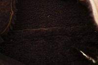 0815. Fendi Vintage Shearling Chef Shoulder bag Bronze, Gold Hardware14