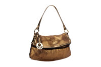 0815. Fendi Vintage Shearling Chef Shoulder bag Bronze, Gold Hardware2
