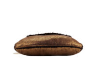 0815. Fendi Vintage Shearling Chef Shoulder bag Bronze, Gold Hardware8