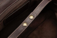 0817. Dolce and Gabbana Via San Damiano Brown bag, gold hardware13