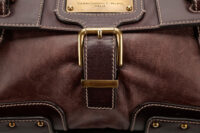 0817. Dolce and Gabbana Via San Damiano Brown bag, gold hardware17