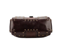 0817. Dolce and Gabbana Via San Damiano Brown bag, gold hardware6