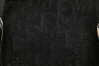 0818. Dior Romantique Trotter Black, Silver hardware7