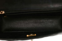 0821. Chanel Mini Flap Bag In Lambskin Leather, Champagne Gold Hardware12