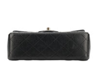 0821. Chanel Mini Flap Bag In Lambskin Leather, Champagne Gold Hardware6