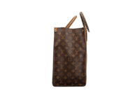 0825. Louis Vuitton On The Go MM Two-Tone Monogram Canvas Tote, Gold Hardware4