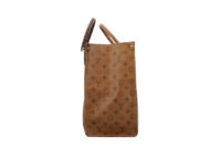 0825. Louis Vuitton On The Go MM Two-Tone Monogram Canvas Tote, Gold Hardware5