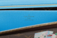 0826. Louis Vuitton Zippy Wallet Vivienne Japanese Cityscape Edition Monogram Canvas, Gold Hardware9
