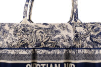 0827. Christian Dior Catherine Tote Large Toile De Jouy8