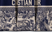 0827. Christian Dior Catherine Tote Large Toile De Jouy9