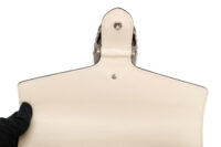 0828. Gucci Dionysus Large White Leather Crystal Embellished, Silver Hardware13