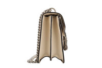 0828. Gucci Dionysus Large White Leather Crystal Embellished, Silver Hardware3