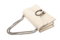 0828. Gucci Dionysus Large White Leather Crystal Embellished, Silver Hardware9