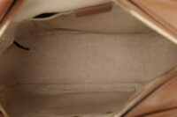 0829. Gucci Soho Disco Crossbody Tassel Beige Leather Bag, Silver Hardware12