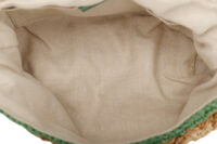 0832. Gucci GG Marmont Raffia Flower Crochet Flap Bag, Gold Hardware13