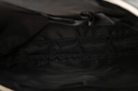 0833. Gucci Guccissima Briefcase Supreme GG Black Matte Leather, Silver Hardware10