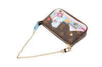 0834. Louis Vuitton Mini Pochette Accessoires Vivienne Japanese Cityscape Edition, Gold12