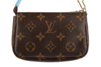 0834. Louis Vuitton Mini Pochette Accessoires Vivienne Japanese Cityscape Edition, Gold7