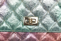 0838. Chanel 2.55 Reissue Wallet on Chain (WOC) Metallic Rainbow Colourway Goatsking6
