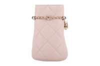 0839. Chanel Pink Quilted Mini Bucket bag, Aged Gold hardware3