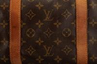 0840. Louis Vuitton Keepall 60 Monogram Boston bag brown, Gold Hardware13