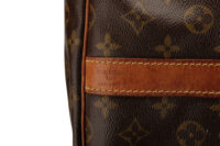 0840. Louis Vuitton Keepall 60 Monogram Boston bag brown, Gold Hardware9